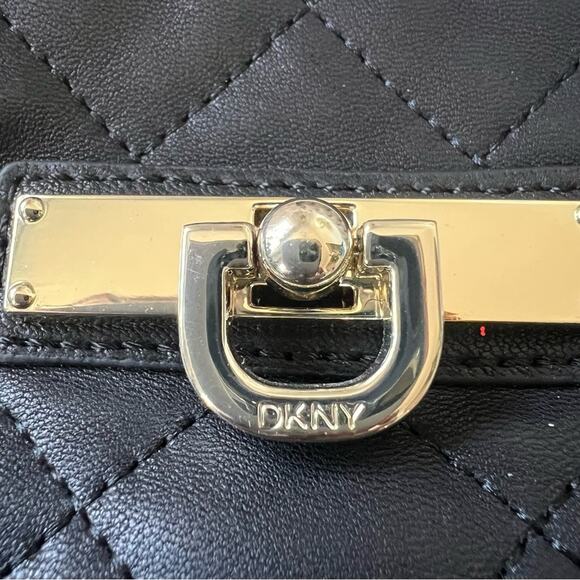 DKNY Black Leather Purse Bag - Picture 10 of 10